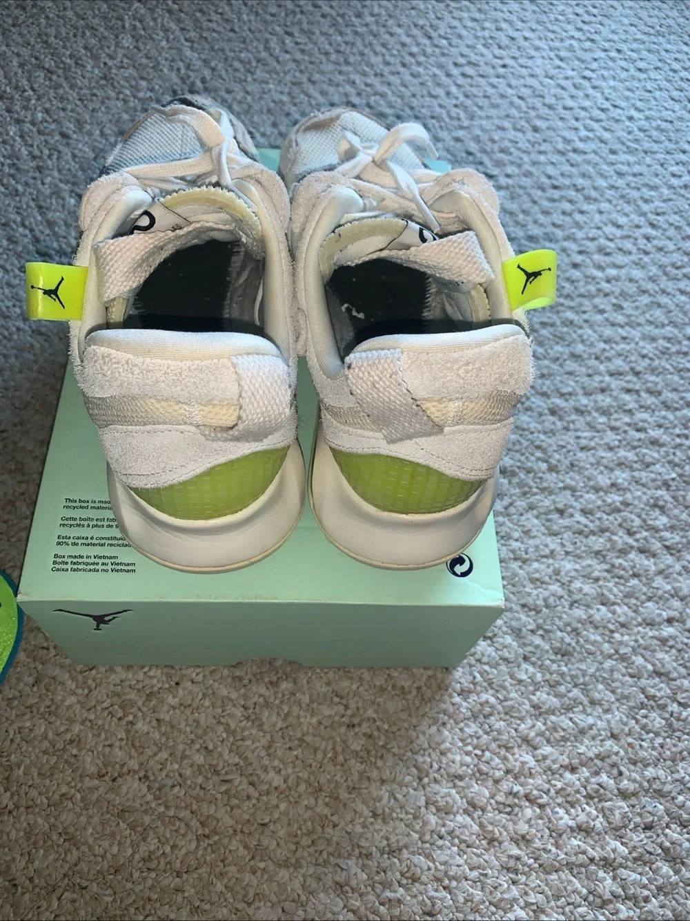 Nike Jordan Ma2 white volt casual suede sneakers basketball